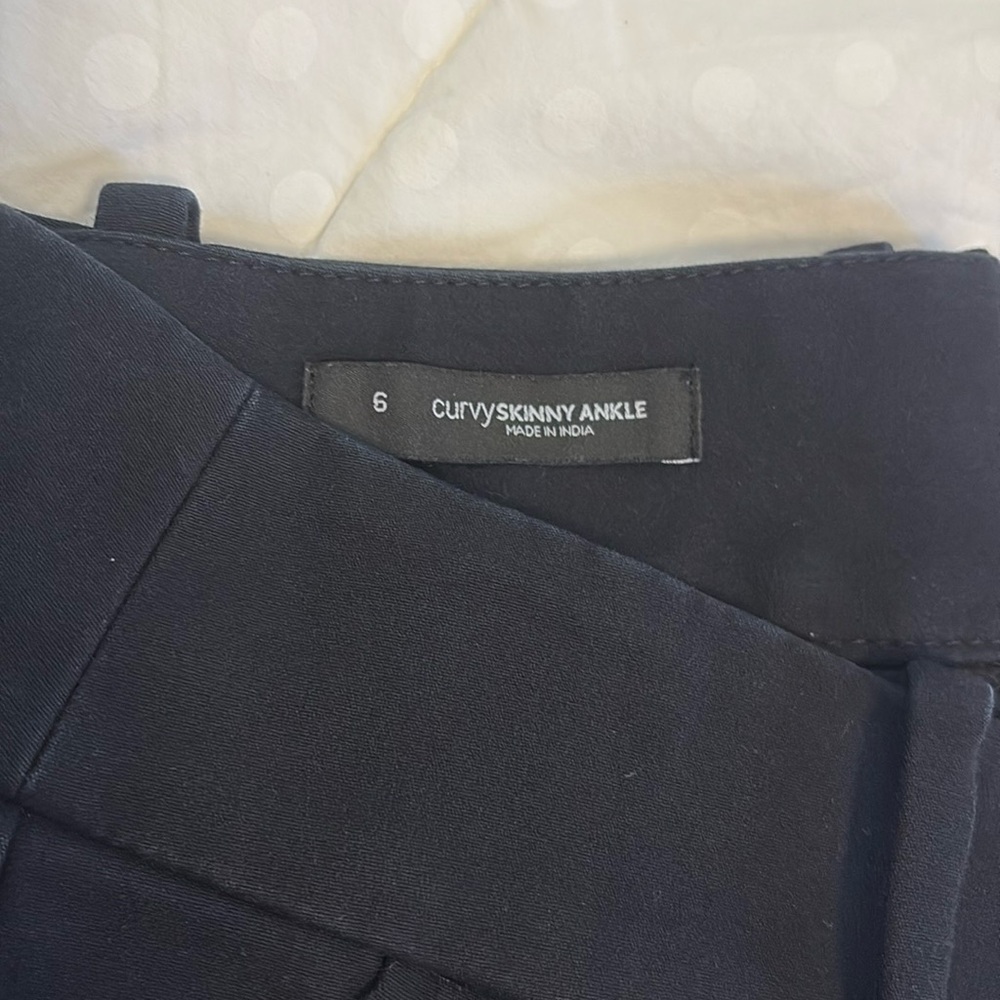 Loft Size 6 Black Curvy Skinny Ankle Pant - Picture 4 of 4